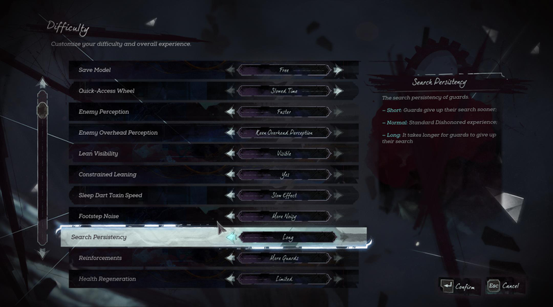 Illustration for article titled Dishonored 2’s New Custom Difficulties Give You A Lot Of Options
